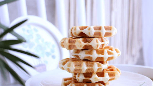 椰香华夫饼的做法