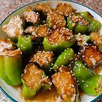 青椒酿肉~简单的下饭菜的做法图解7