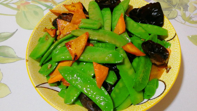 脆爽的清炒荷兰豆