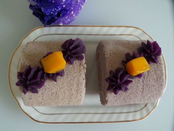 紫薯蛋卷[无水无油版]