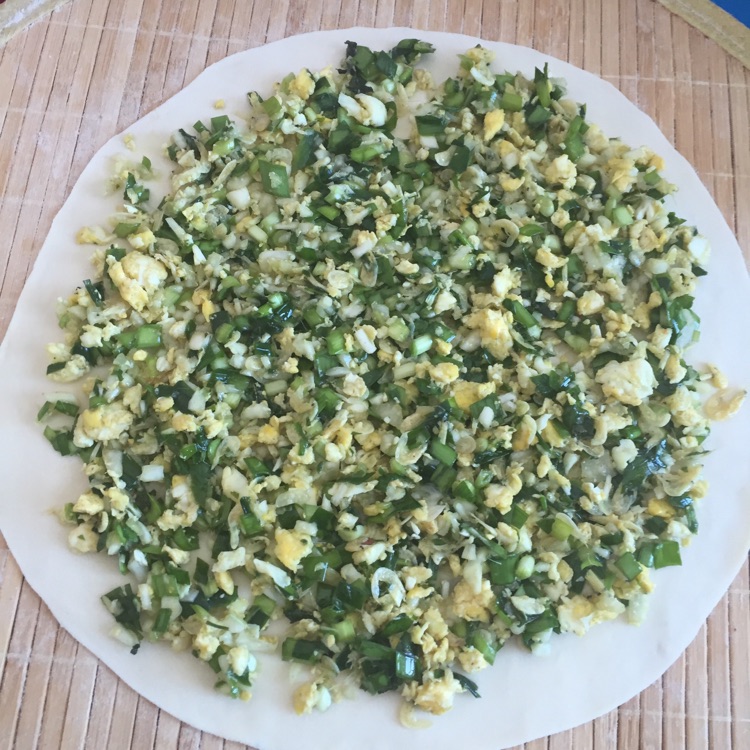 菜煎饼的做法图解5