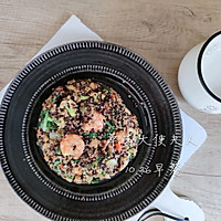 减脂餐|虾仁海鲜菇藜麦饭的做法图解6