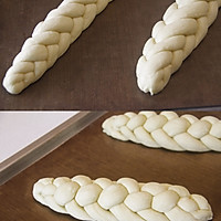 布里欧修辫子面包（5、6股辫）的做法图解11