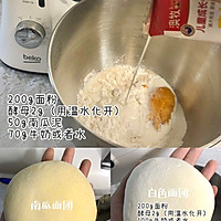 宝宝辅食|蝴蝶结馒头南瓜牛奶馒头的做法图解4