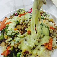 芝士鸡肉焗饭的做法图解9