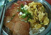 番茄蛋餐肉汤面的做法