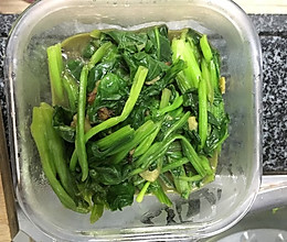 蒜泥菠菜的做法