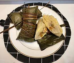 广式五香腊味肉粽的做法