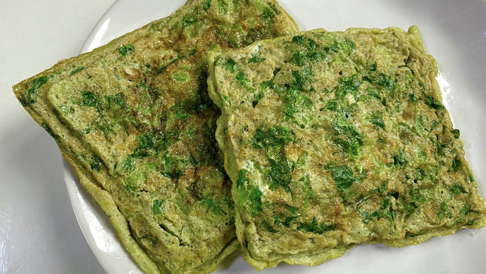 掉秤减脂餐！生菜鸡蛋饼