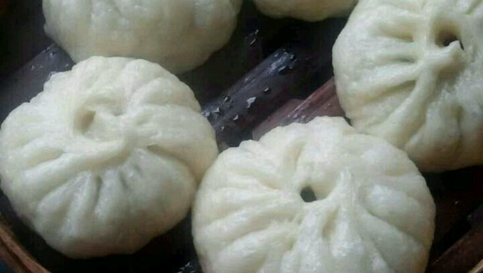 四季豆肉馅包子