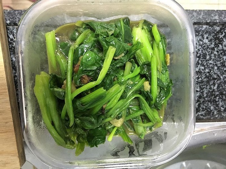 蒜泥菠菜的做法