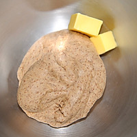 空气炸锅版 黑麦干果面包的做法图解3