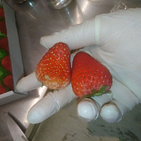 香莓红红奶昔的做法图解1