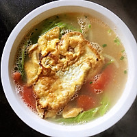 #憋在家里吃什么#简简单单的番茄白菜煎蛋汤的做法图解10