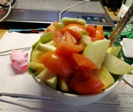 手残小白版｜只需要切切切的蔬菜水果沙拉的做法
