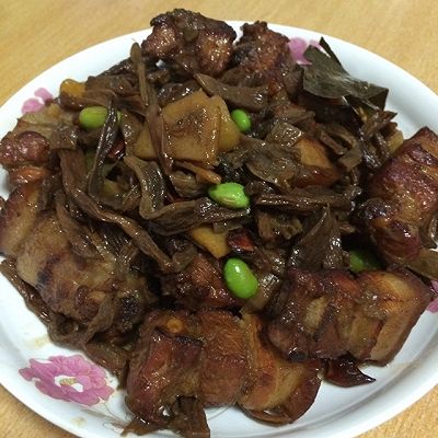 干豆角红烧肉