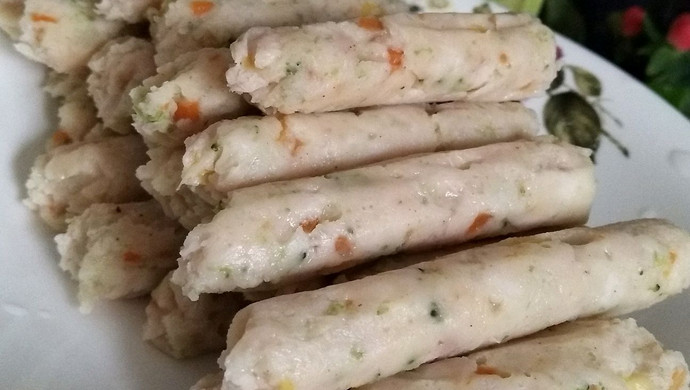 一岁以上宝宝辅食—鸡肉玉米肠