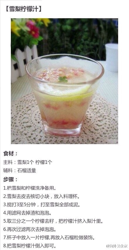 果汁的做法图解1
