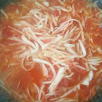 番茄冬瓜丝疙瘩汤的做法图解4