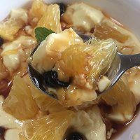 【蓓妈美食】鲜橙蓝莓干牛奶布丁的做法图解11