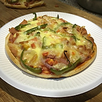 蔬菜培根香脆薄披萨的做法图解9