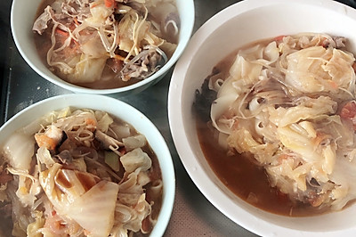 番茄牛肉烩面