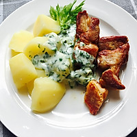 丹麦国民菜—烤五花肉配欧芹酱的做法图解14