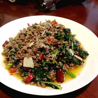 薄荷牛肉末