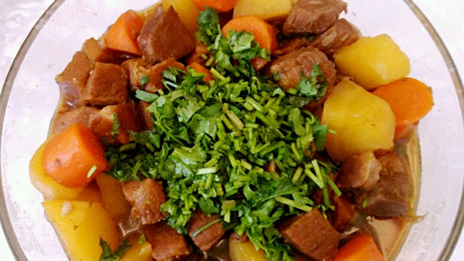 土豆炖牛肉（高压锅版）的做法