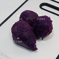 紫薯糕#福临门面粉舌尖上的寻味之旅#的做法图解3