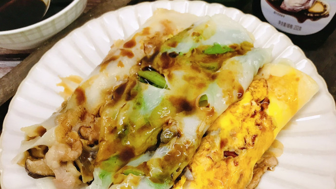瘦肉鸡蛋肠粉