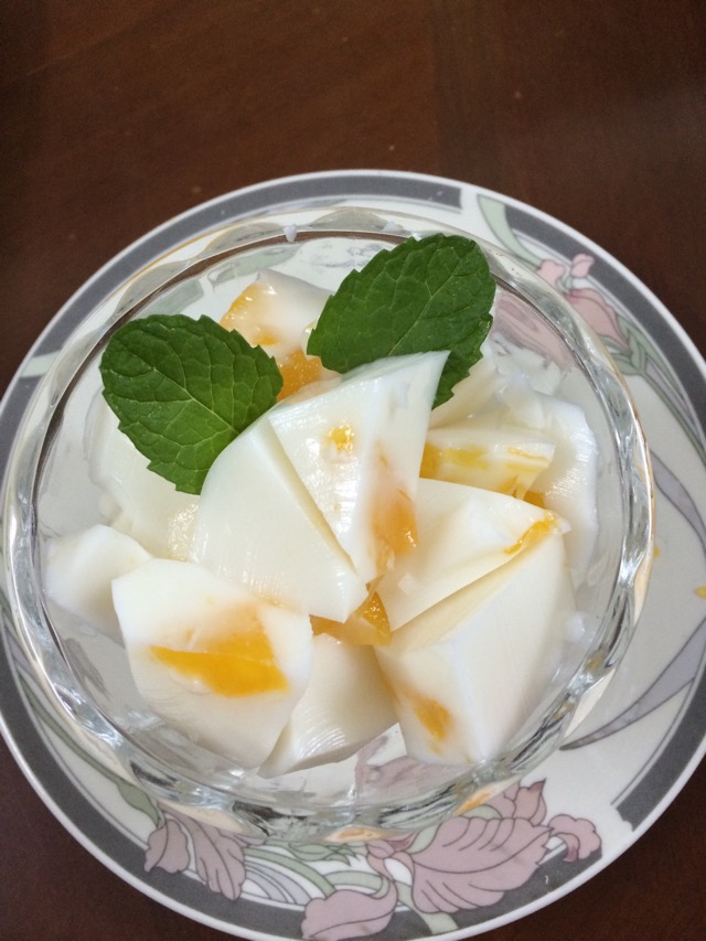 椰奶芒果凍的做法
