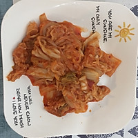 泡菜五花肉炒年糕的做法图解3