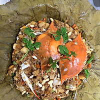 荷叶糯米蟹的做法图解24