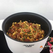 腊肠土豆焖饭