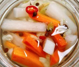 泡萝卜开胃菜的做法