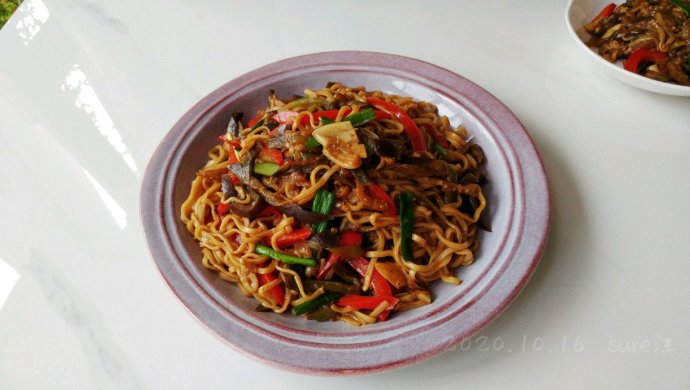 酱焖茄蒜椒椒面