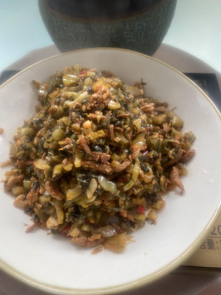 腌菜炒肉丝好吃又下饭 又开胃 家常做法的做法