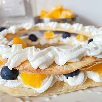 #安佳新年聚会食谱#香橙蓝莓花环蛋糕的做法图解2