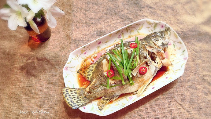 清蒸桂鱼—美味的桂鱼花