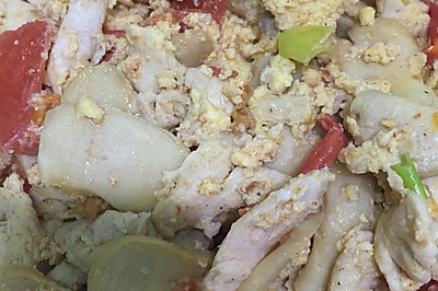 番茄鸡片