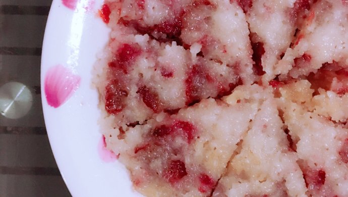草莓糯米糕
