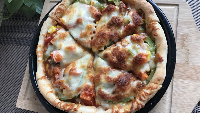 时蔬披萨