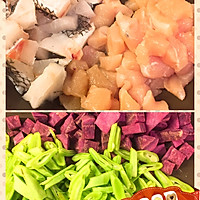 宠物营养减肥餐  鸡肉鳕鱼紫薯的做法图解2