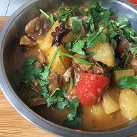 土豆烧牛肉的做法图解5