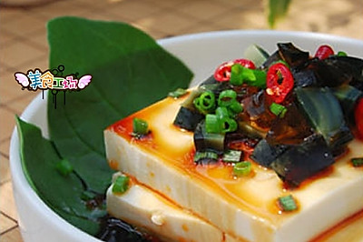 DIY豉油拌豆腐