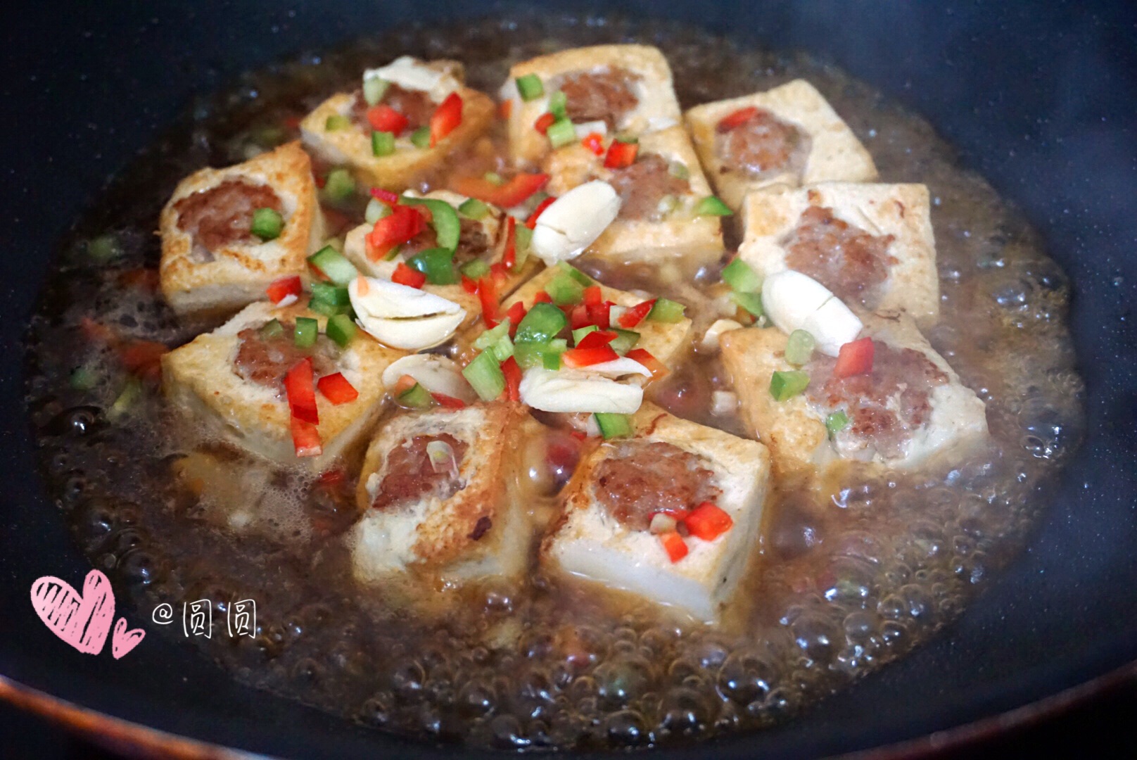 豆腐酿肉的做法_【图解】豆腐酿肉怎么做如何做好吃_豆腐酿肉家常做法大全_丁香花1331_豆果美食