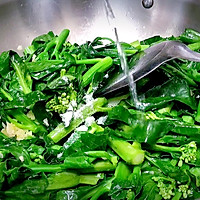 芥兰苗炒火腿(家常快手菜)的做法图解6
