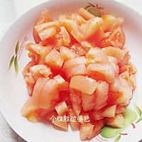 番茄鸡蛋面疙瘩汤的做法图解3