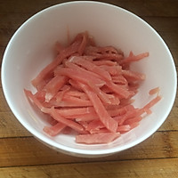 简单可口怀旧鱼香肉丝的做法图解1